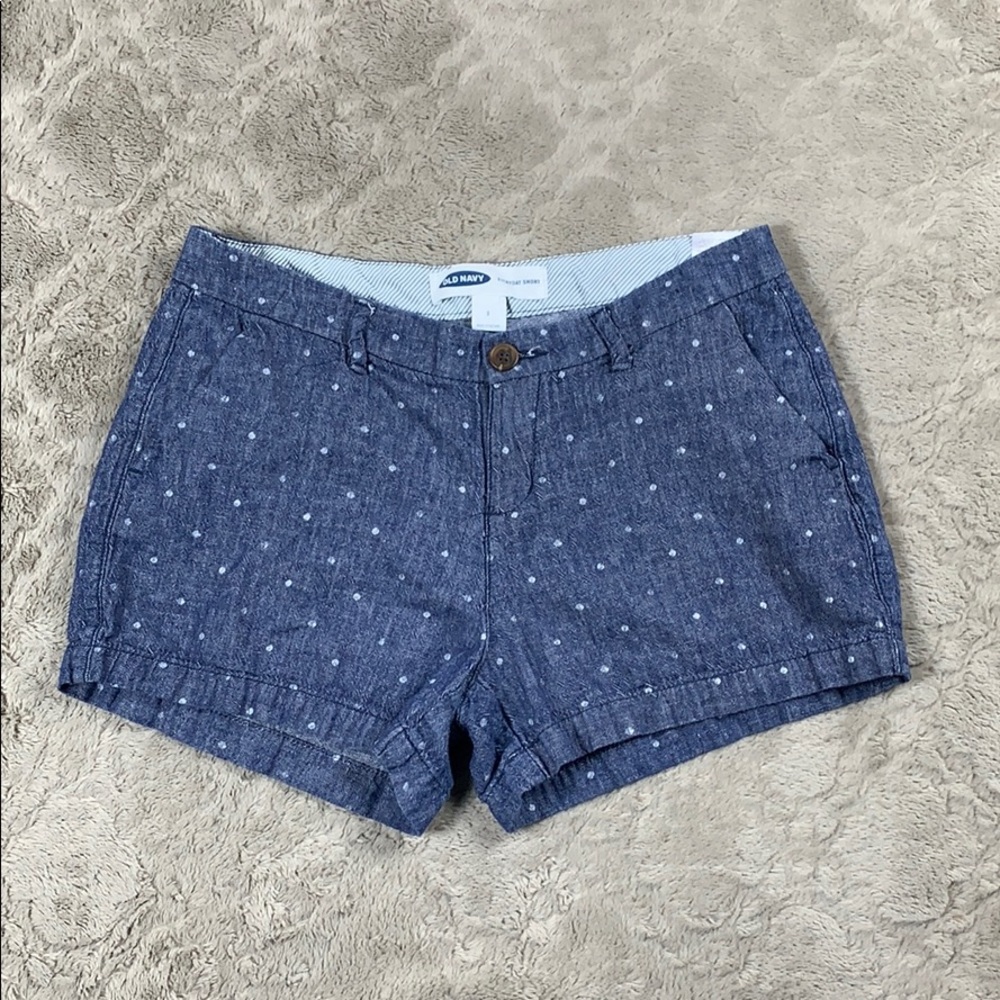 🌸Buy 1 Get 1 Free! Old Navy Chambray Dots Shorts